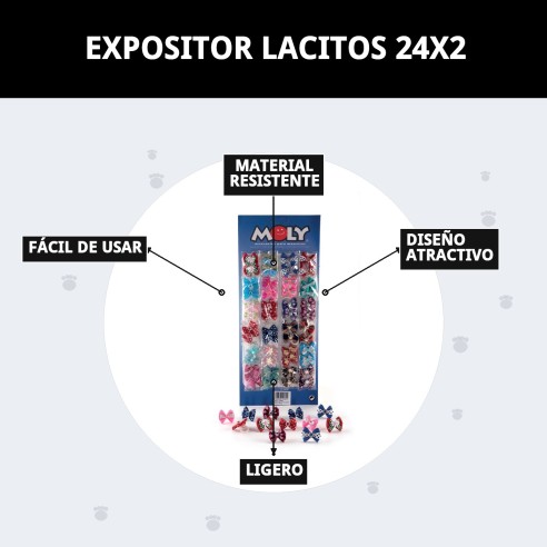 Expositor de Lacitos 24x2: Organiza con Estilo para Mascotas