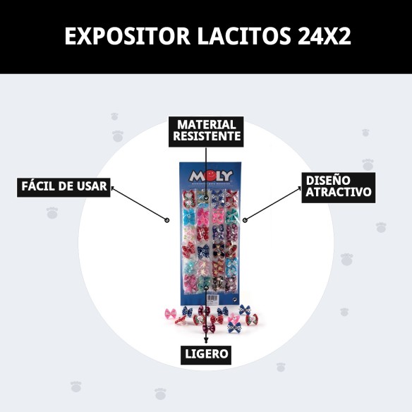 Expositor de Lacitos 24x2: Organiza con Estilo para Mascotas