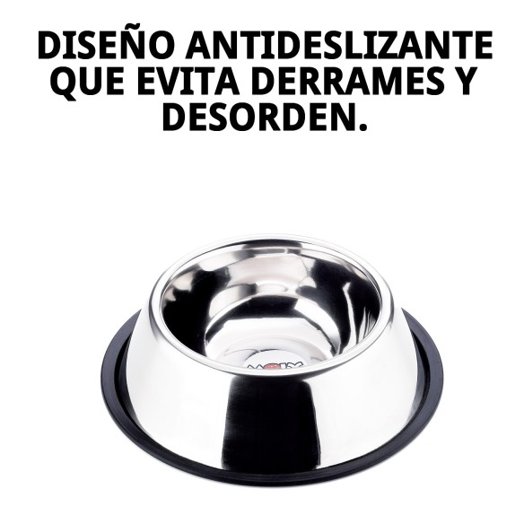 Comedero de Acero para Cocker 17,5 cm - 0,90 L que Dura