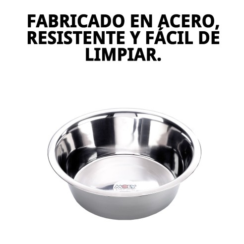 Comedero de Acero Eco 29cm - Ideal para tu Mascota