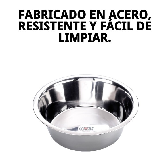Comedero de Acero Eco 29cm - Ideal para tu Mascota