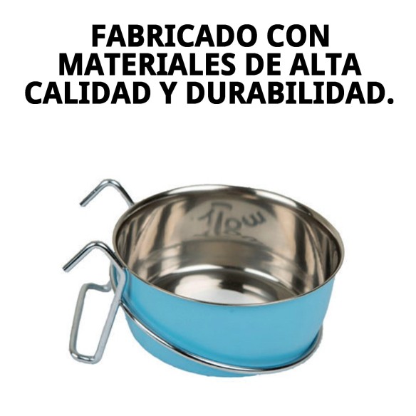 Comedero Multiusos 7,5cm con Gancho - Resistencia y Calidad