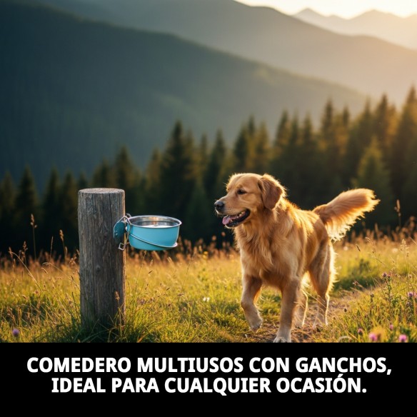 Comedero Multiusos Cake 12,5cm con Ganchos para Mascotas