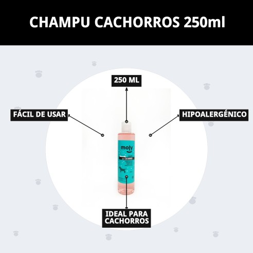 Champú Cachorros 250ml: Suavidad y Cuidado Natural