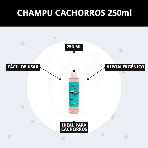 Champú Cachorros 250ml: Suavidad y Cuidado Natural