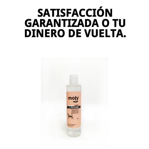 Champú Pelo Blanco 250ml - Brillo y Volumen para Mascotas