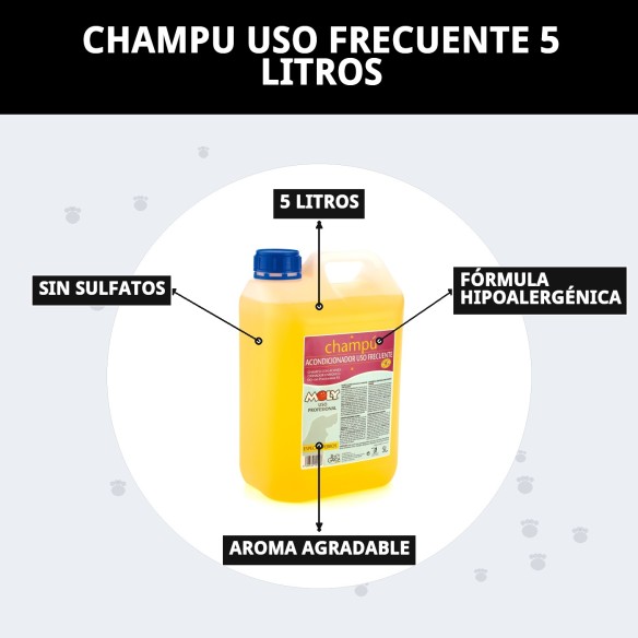 Champú Hidratante para Mascotas 5L - Suavidad y Brillo