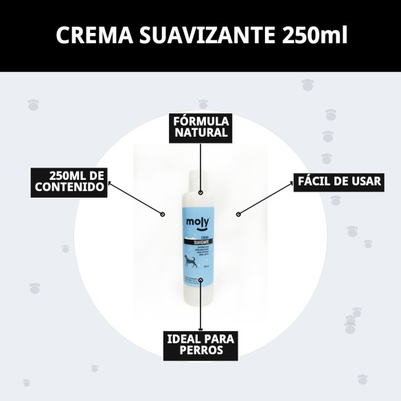 Crema Suavizante para Perros y Gatos - Moly 250ml