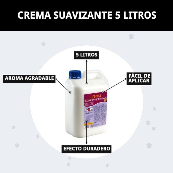 Crema Suavizante 5 Litros para el Cuidado de Mascotas
