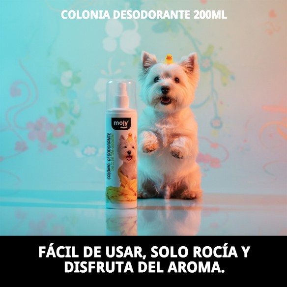 Colonia Desodorante para Perros 200ml - Frescura y Limpieza