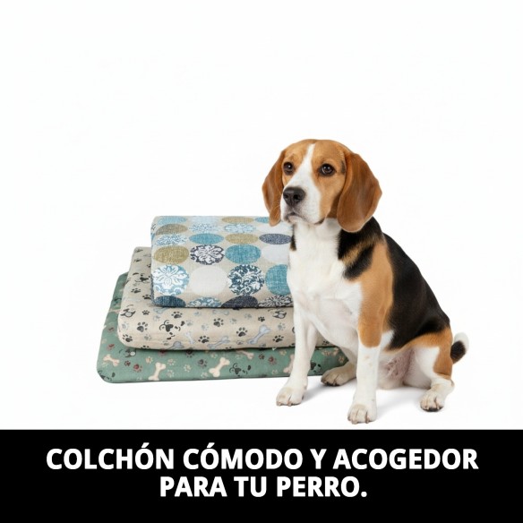 Colchón Talla 1 70x55x9 para Mascotas - Varios Diseños