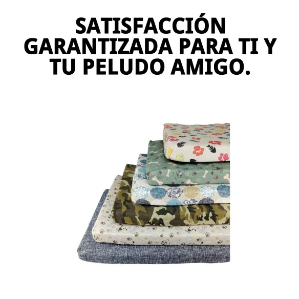 Colchón Talla 2 para Mascotas - Comodidad y Estilo Variados