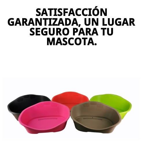 Cuna Plástico N.2 55x37x26cm - Comodidad para tu Mascota