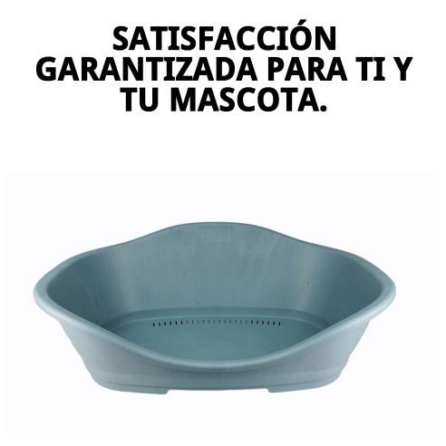 Cuna Plástico N.5 78x51x36 cm para Mascotas Comoda y Resistente