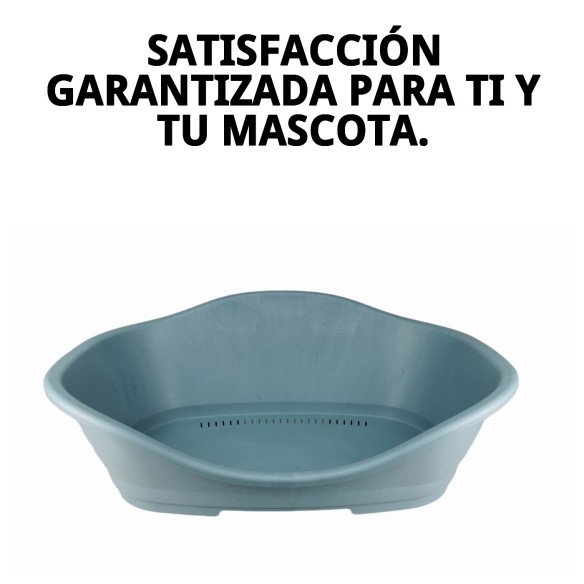 Cuna Plástico N.5 78x51x36 cm para Mascotas Comoda y Resistente