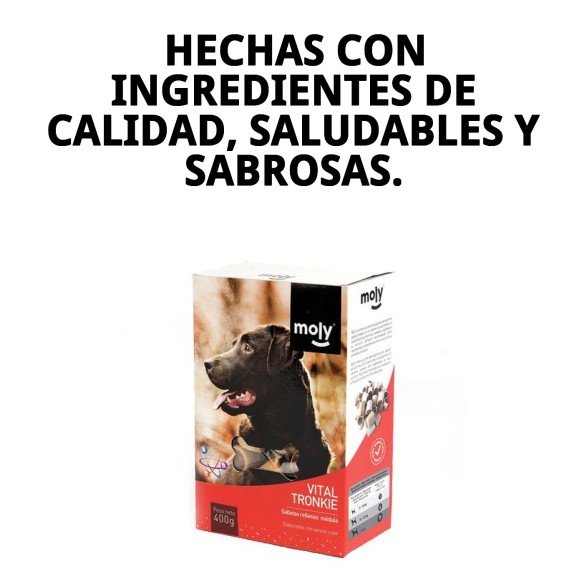 Galletas Rellenas Médula 400g - Snack Irresistible para Perros