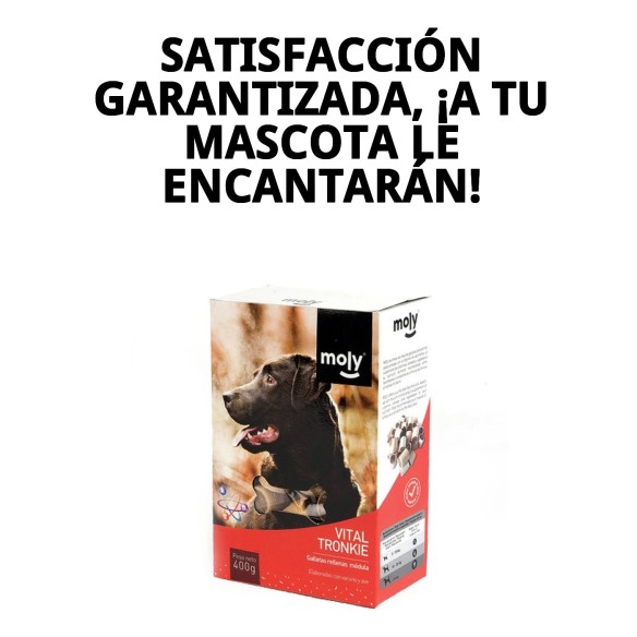 Galletas Rellenas Médula 400g - Snack Irresistible para Perros
