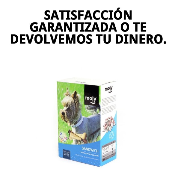 Galletas Sandwich Relleno para Perros - 400g Nutrición Saludable