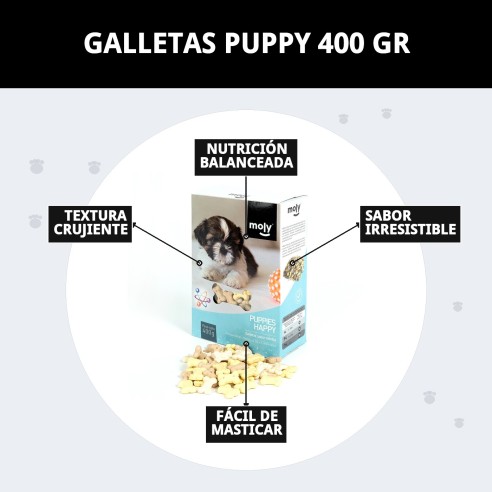 Galletas Puppy 400 gr: Deliciosas y Nutritivas para tu Perro