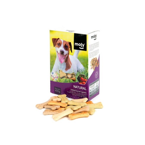Galletas Gourmet Vegetales para Perros - Sabor y Salud 400g