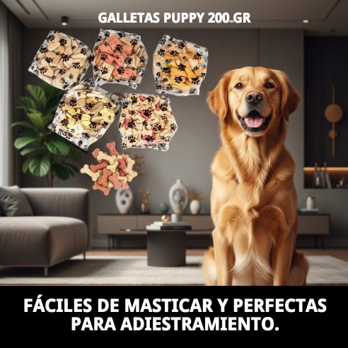 Galletas Puppy 200g: Deliciosas y saludables para tu perro