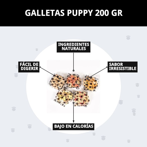 Galletas Puppy 200g: Deliciosas y saludables para tu perro