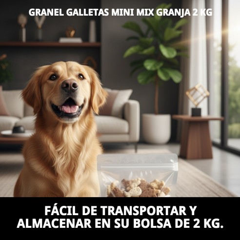 Galletas Mini Mix Granja 2 kg - Snacks Deliciosos para Mascotas