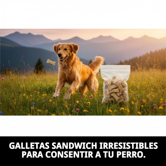 Galletas Sandwich para Perros 2 kg - Snack Nutritivo y Rico