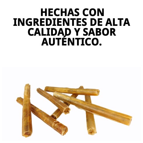 Barrita de Piel Natural para Perros - Bolsa de 10 Unidades