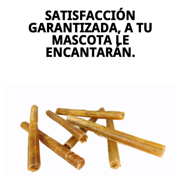 Barrita de Piel Natural para Perros - Bolsa de 10 Unidades