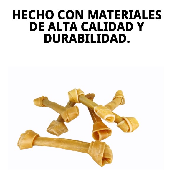 Huesos Nudo Moly para Perros - Snack Saludable 10 uds