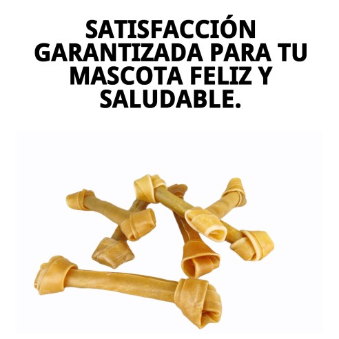 Huesos Nudo Moly para Perros - Snack Saludable 10 uds