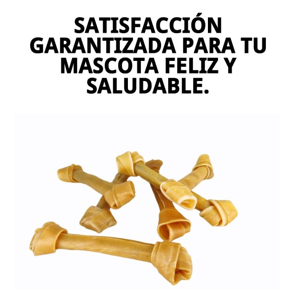 Huesos Nudo Moly para Perros - Snack Saludable 10 uds