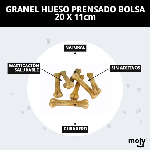 Hueso Prensado para Perros - Salud Dental y Sabor Irresistible