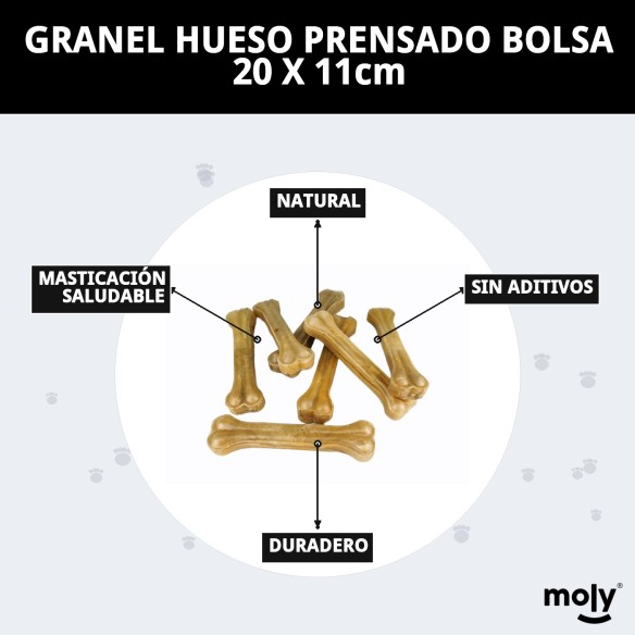 Hueso Prensado para Perros - Salud Dental y Sabor Irresistible