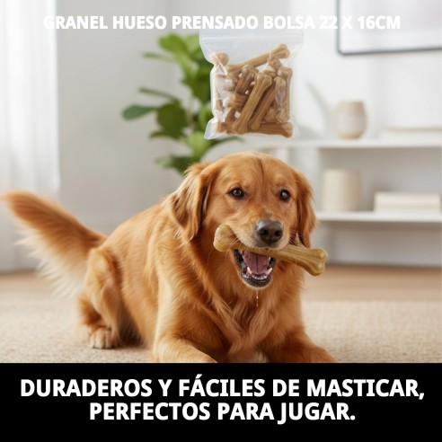 Hueso Prensado para Perros: Salud Dental y Sabor Irresistible