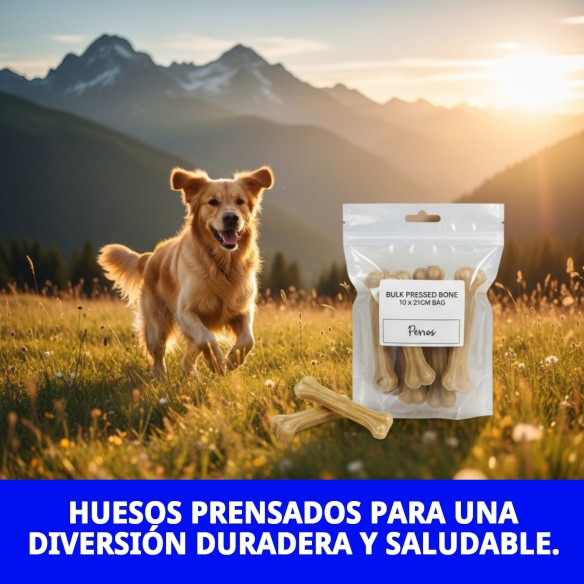 Hueso Prensado Granel - Bolsa 10 uds para tu Mascota