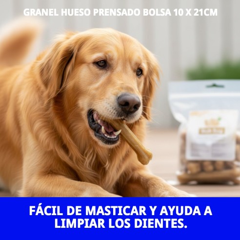 Hueso Prensado Granel - Bolsa 10 uds para tu Mascota