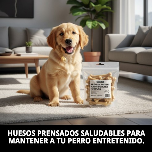 Hueso Prensado para Perros - Sabor y Salud Dental 50 cm