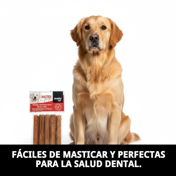 Barritas de piel para perros Moly 13cm - Snack saludable