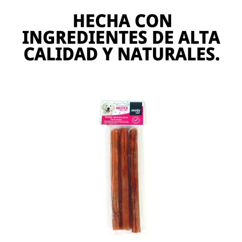 Barritas de Piel Moly para Perros 25cm - Snack Saludable