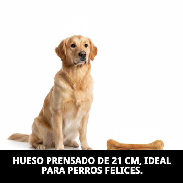 Hueso Prensado Moly 21cm: Golosina y Juguete para Perros
