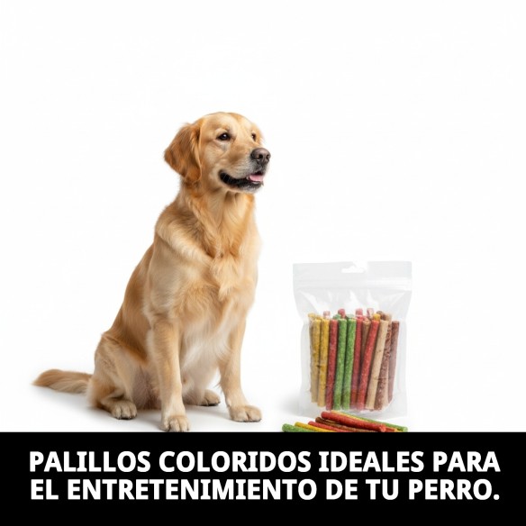 Palillos Color B-100: Snacks Deliciosos para tu Perro