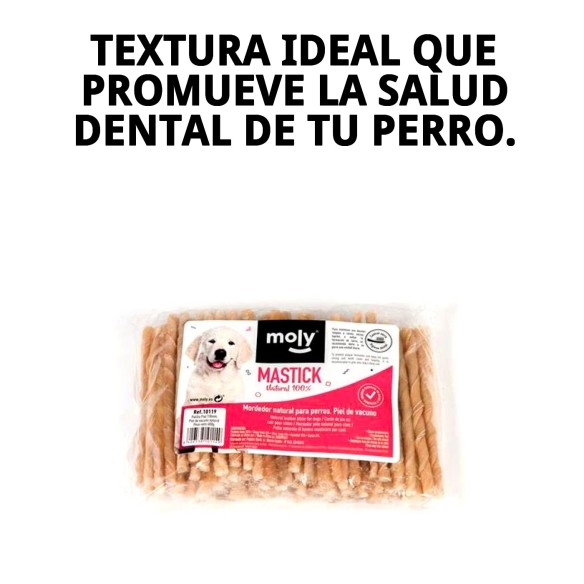 Palillo de Piel 7/8MM - Bolsa 100 Unidades para Mascotas