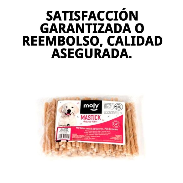 Palillo de Piel 7/8MM - Bolsa 100 Unidades para Mascotas