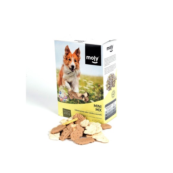 Galletas Mini Mix Granja para Perros - Sabor Vainilla y Caramelo