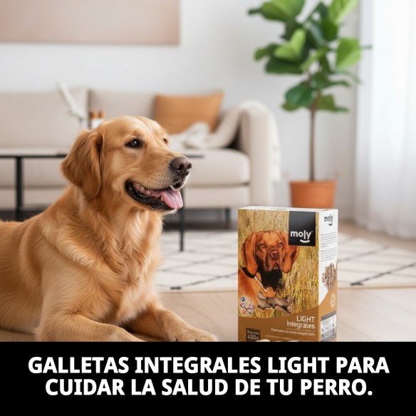 Galletas Light Integrales para Perros 400g - Salud y Sabor