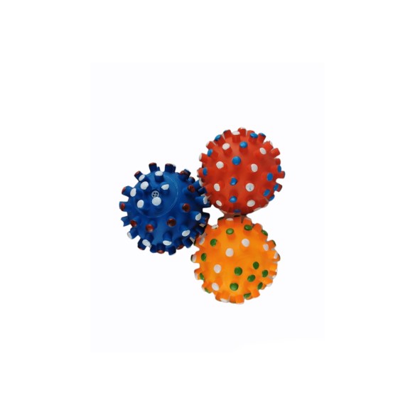 Pelota Dental Vinilo 8,5cm: Juguete Ideal para Mascotas