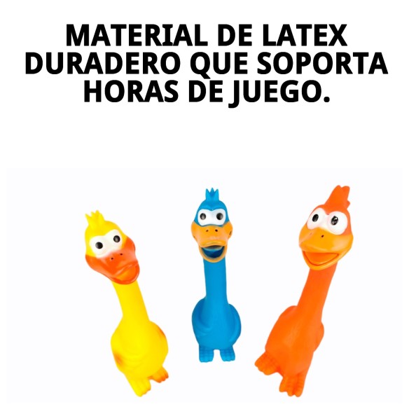 Juguete de Latex Pollo Funny para Perros - 28cm Divertido