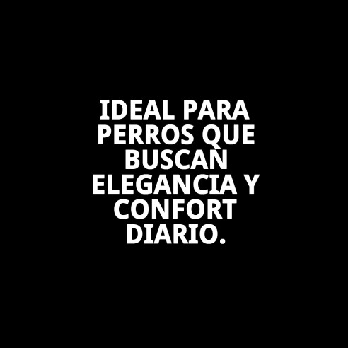 Arnés de Piel Luxury con Cristales - 60 cm para Mascotas